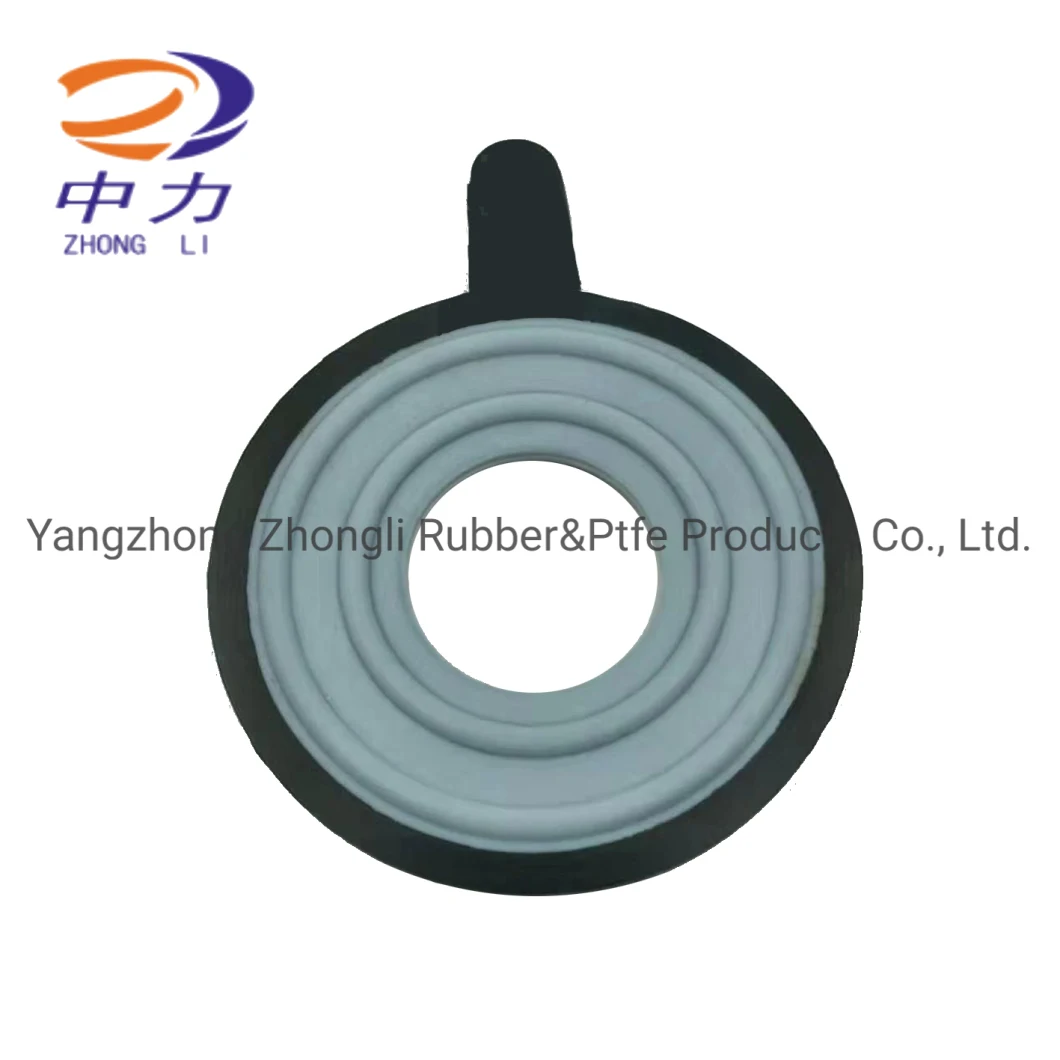 Rubber Gasket, PTFE Film Bonded Rubber Gasket for Sealing