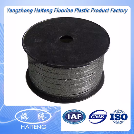 Juego de empaquetaduras de fibra de carbono con malla trenzada de grafito